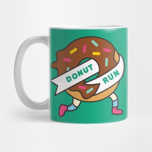 Donut Run // Cute Donut Doodle Mug